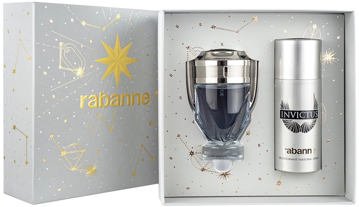 Paco Rabanne Invictus (M) Set EDT 100ml + DSP 150ml