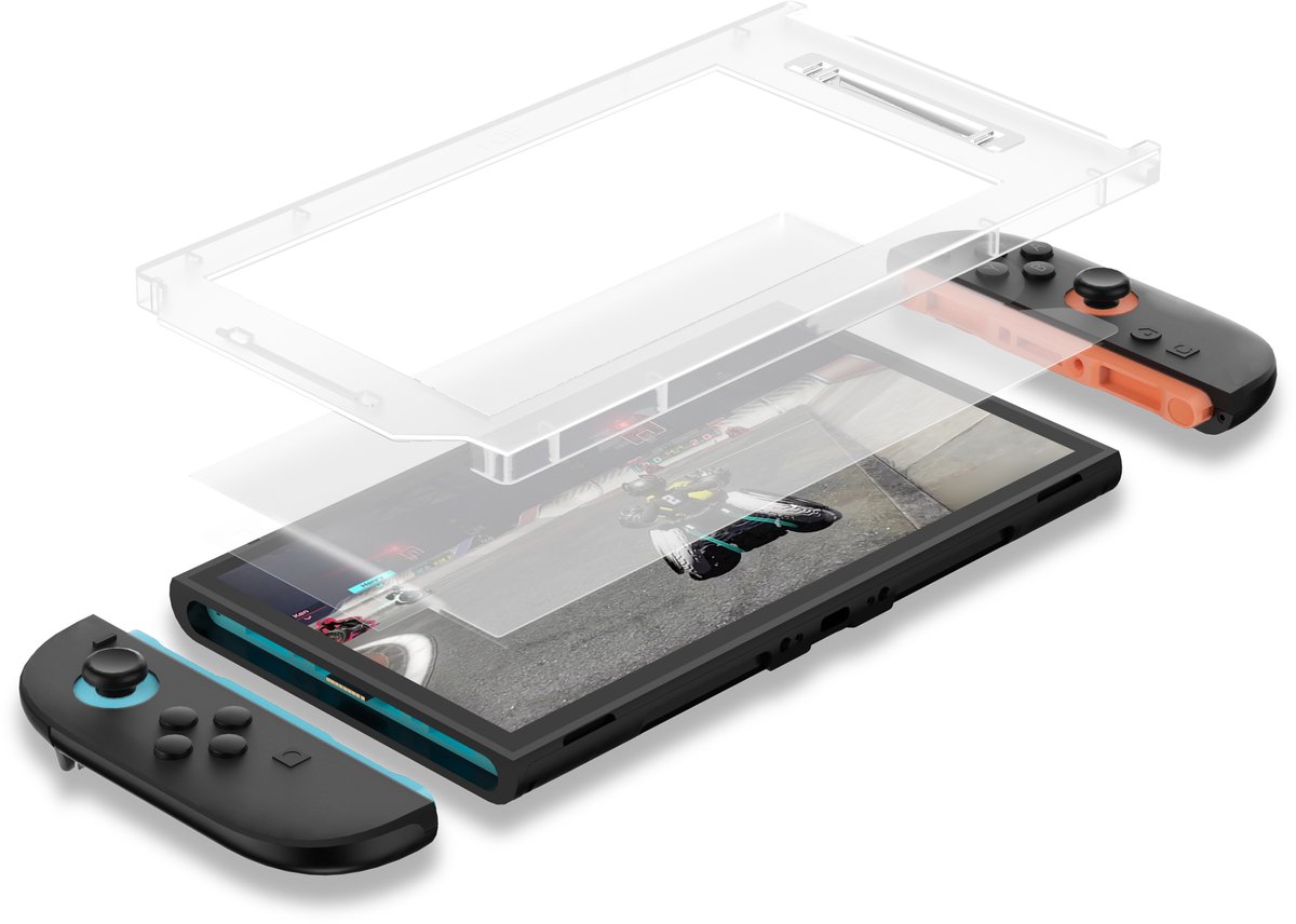 2X Screen protector - Screenprotector Geschikt voor Nintendo Switch 2 - 9H Tempered Glass - Beschermglas - Glasplaatje - Dock Friendly - Met Installatiekit