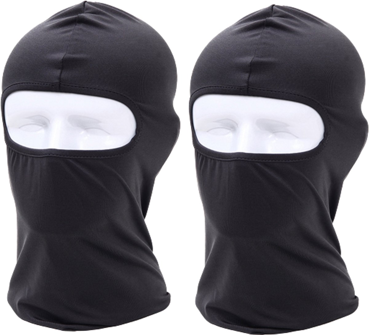 Bivakmuts / skimasker / motorkap Zwart