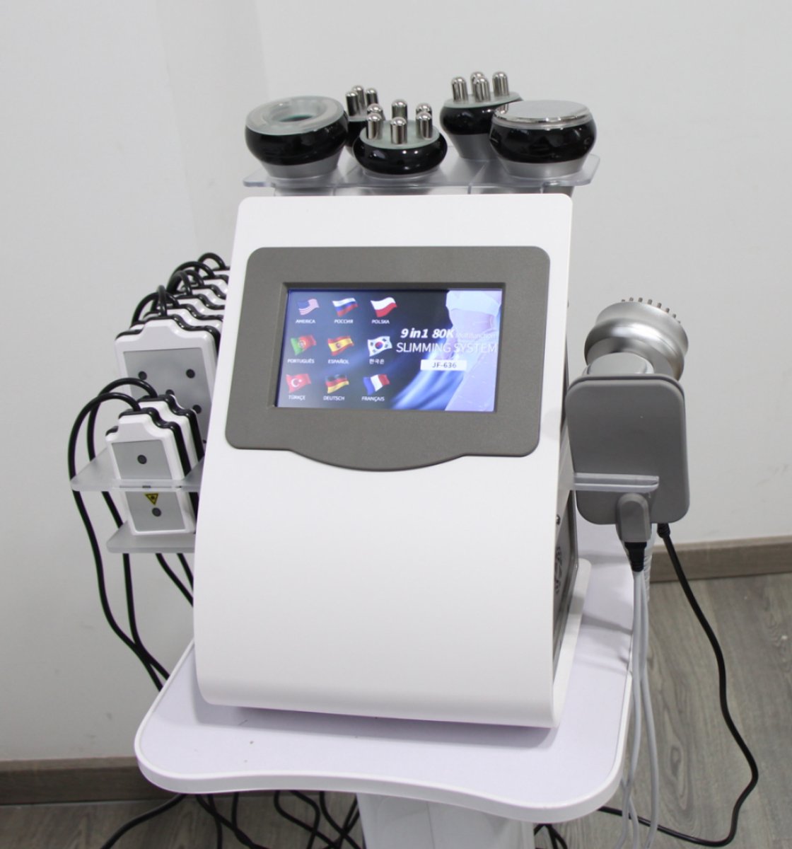 Cavitatie Afslankapparaat - 9in1 80k Ultrasoon - 8.5 kg - ABS En TPR - Voor Lichaamsverzorging - Massage En Ontspanning