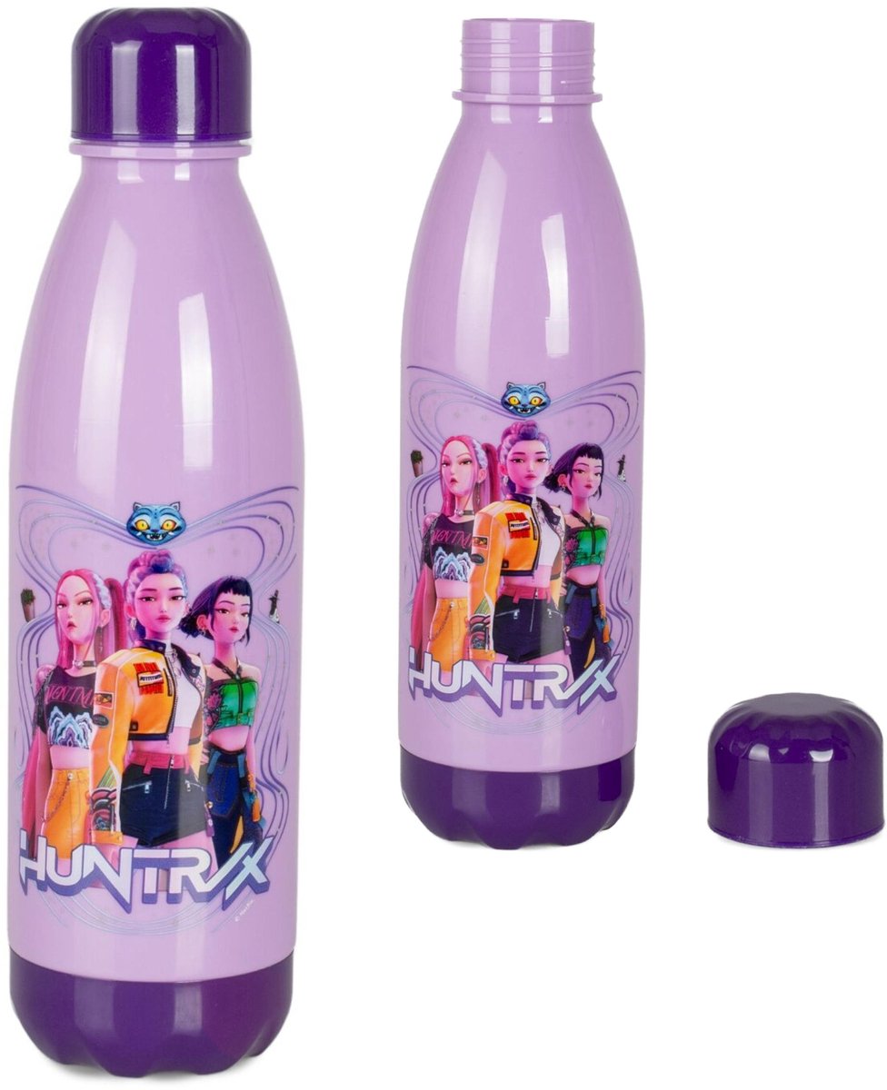K-pop demons hunters Netflix waterfles 650 ml - lichtgewicht drinkfles voor school - 650 ml, lichtgewicht