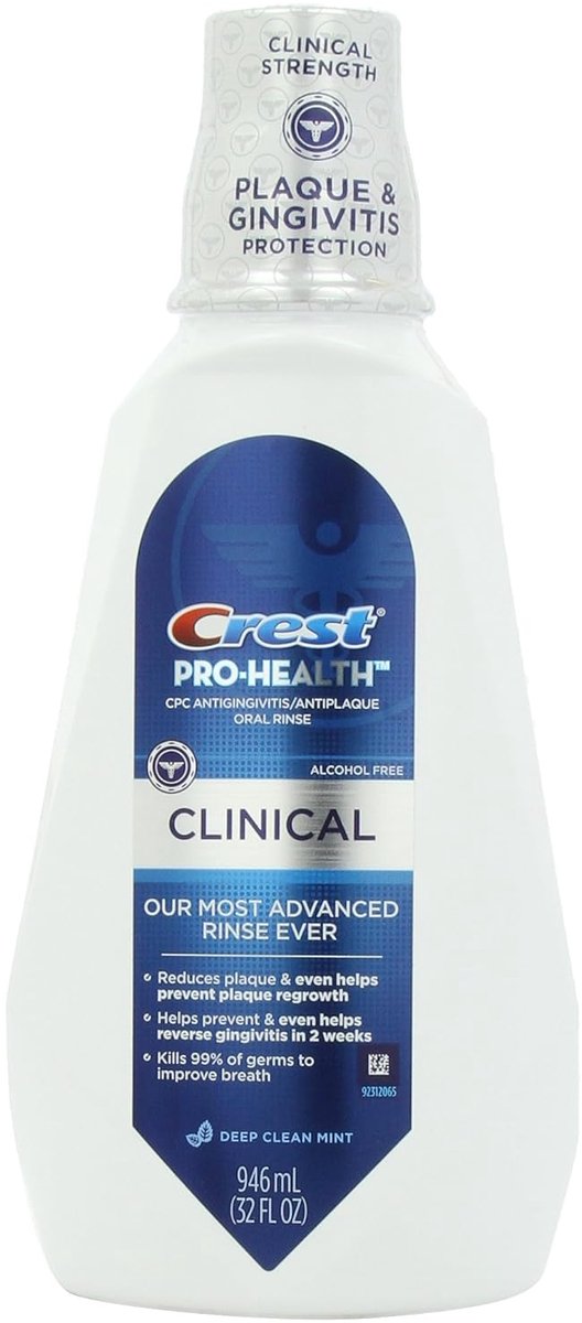 Pro-Health Clinical Mondhygiënevloeistof 946 ml - mondspoeling voor een frisse adem en mondhygiëne