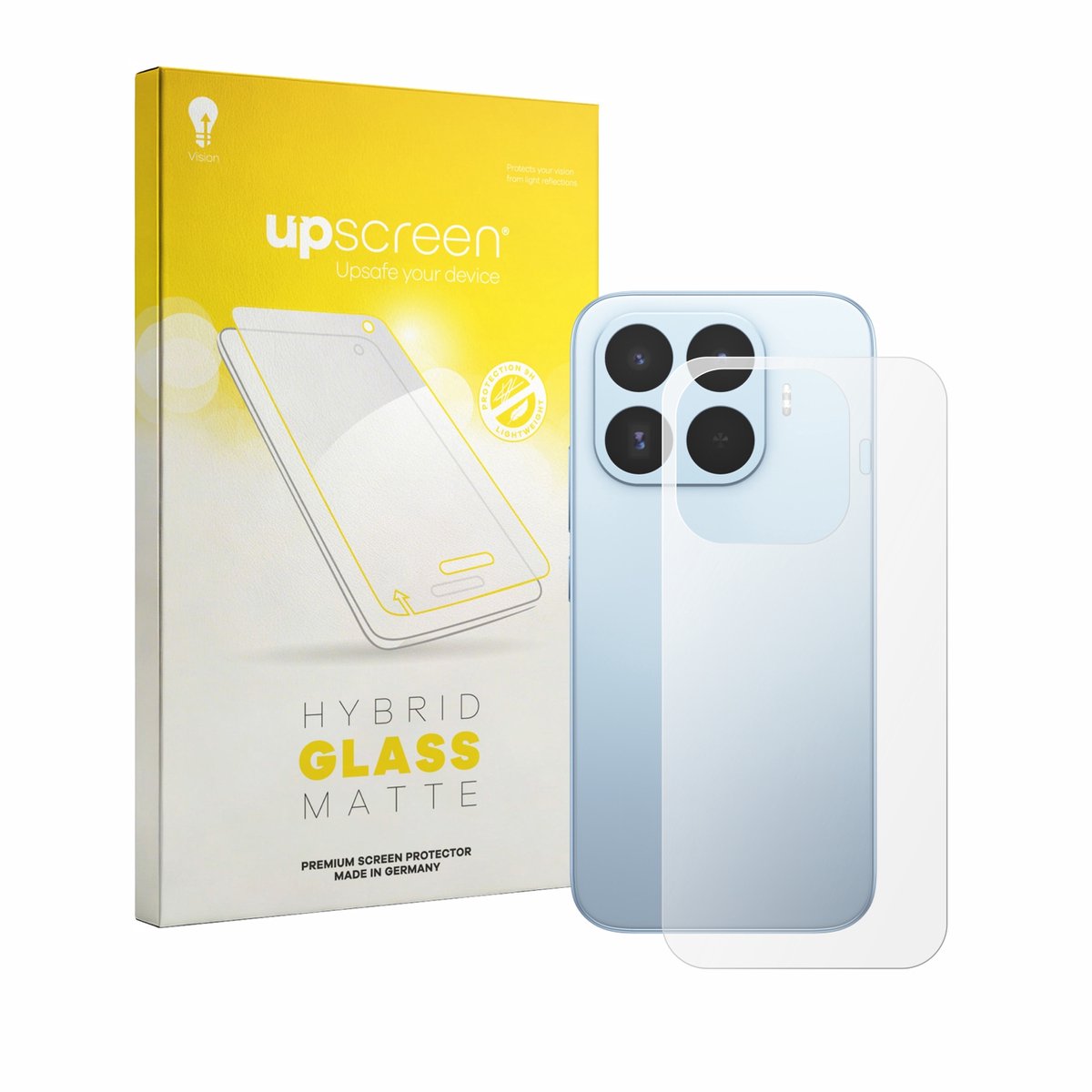 upscreen - Screenprotector voor Xiaomi 17T (Achterkant) - Folie Beschermfolie Beschermglas matte