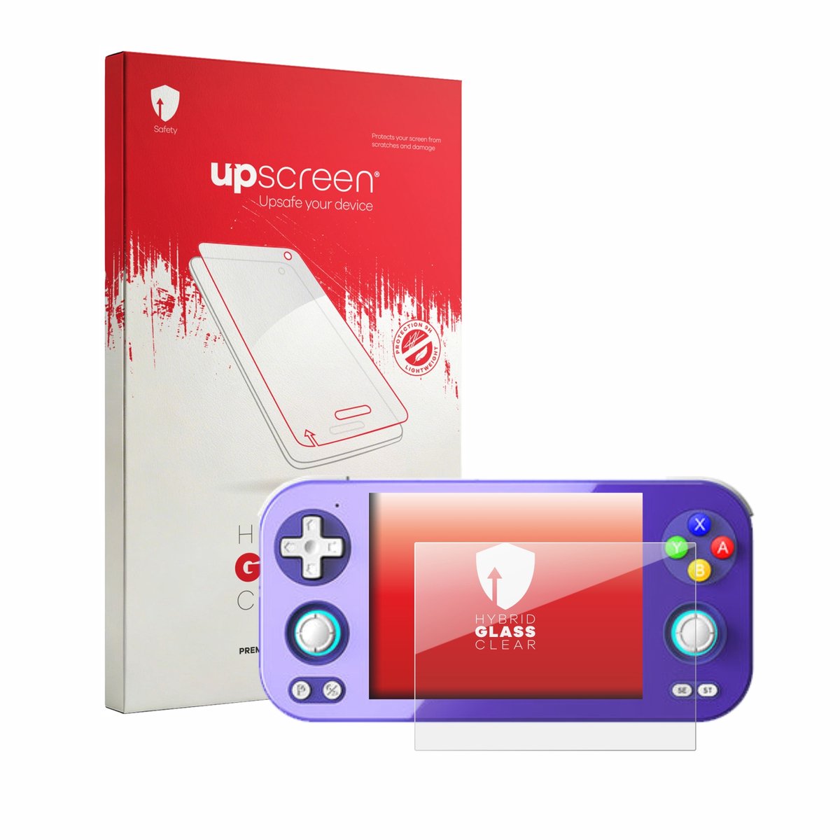 upscreen - Screenprotector voor Anbernic RG 476H - Folie Beschermfolie Beschermglas transparant