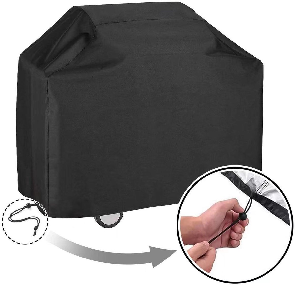 Barbecuehoezen - BBQ Accesoires - BBQ Hoes - BBQ Hoes Waterdicht - Hoes - Barbecue Beschermhoes - Universele Barbeque Hoes - Grillhoes Buiten - 420dOxford - Weerbestendig - Afdekking - Hoes BBQ - UV- en Waterdicht - Hoezen & Deksels -150*100*125cm
