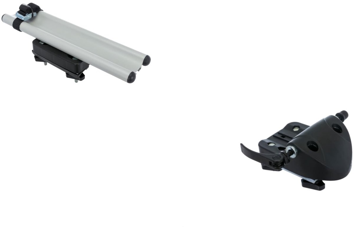 Famanu – Fietsendrager van aluminium, grijs, met anti-scratch functie, universele maat, geschikt voor verschillende fietsen