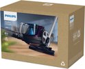 Boîte de l'aspirateur Philips 3000 series PowerPro Compact, avec image de l'aspirateur violet.