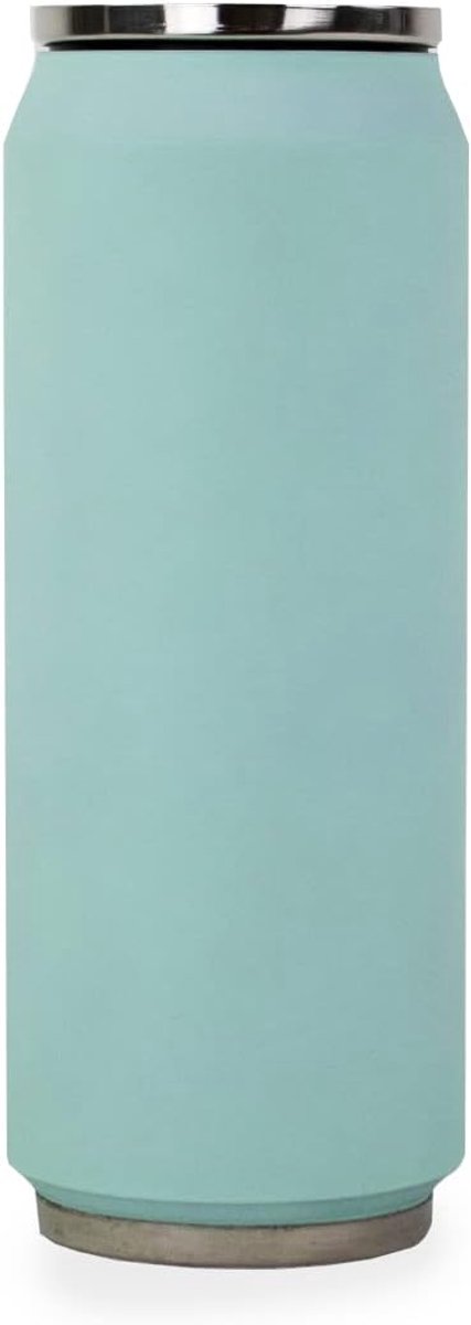 YOKO DESIGN 1710 Isotherme blik 500 ml zacht mint roestvrij staal, licht mint, 19,5 cm - ShopVlot