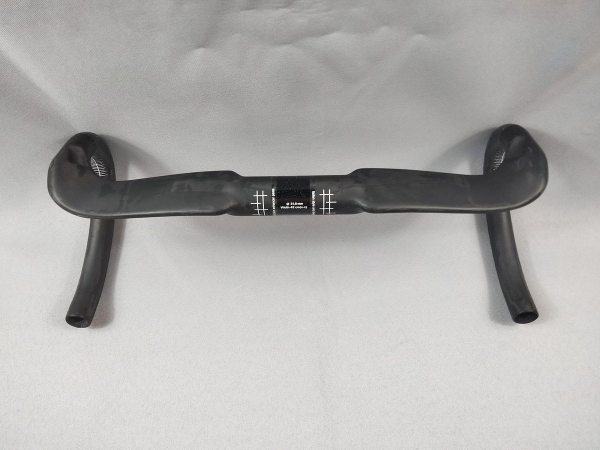 Carbon fietslenker voor racefietsen, 420 mm, 31,8 mm, zwart