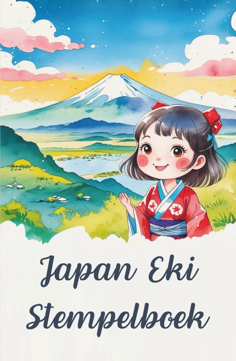 Japan Eki Stempelboek Harde Kaft: Klein Reisdagboek voor Japan - ShopVlot