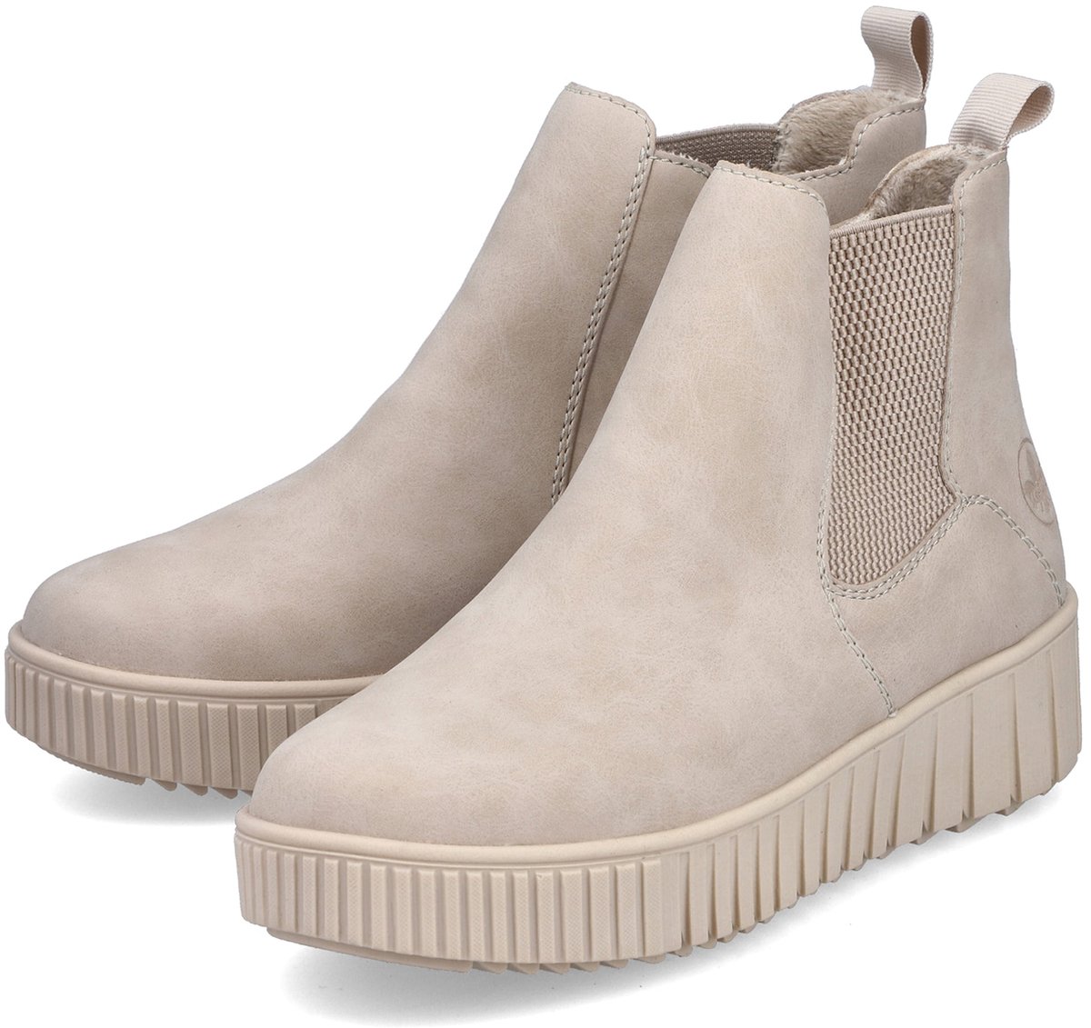 Rieker Dames Y6151 63 Chelsea Boots Beige