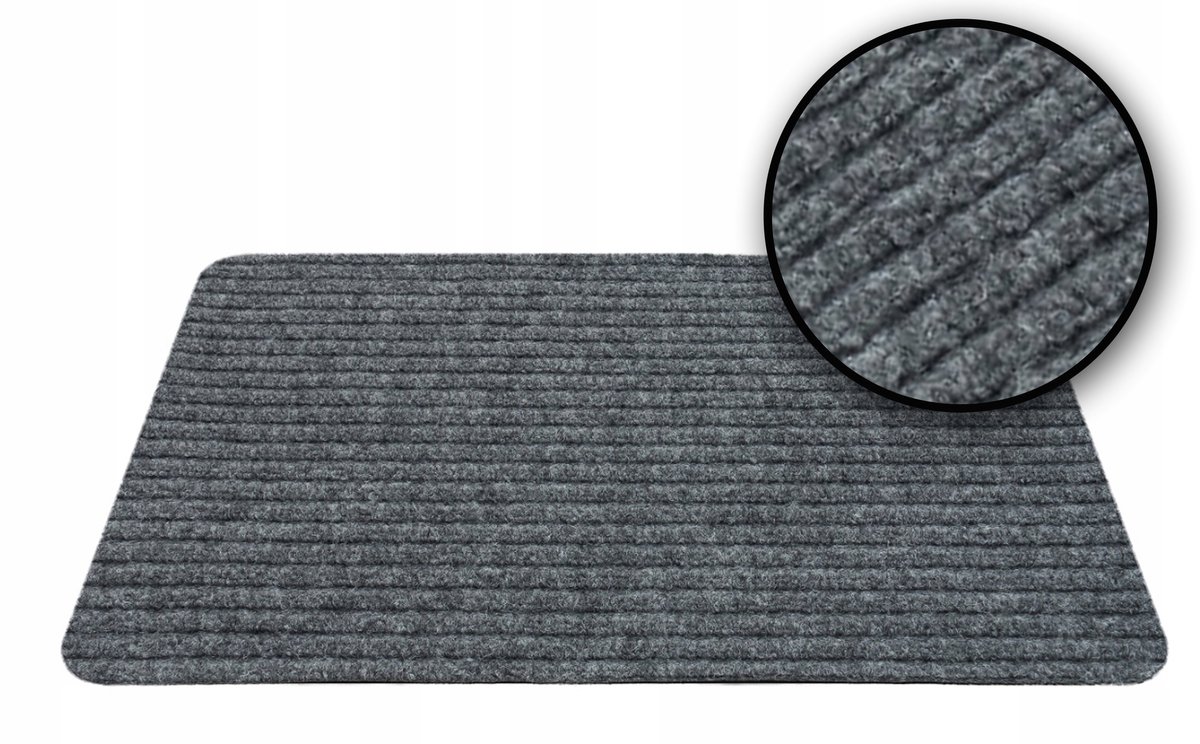 OLSZA Antislip Deurmat Buiten 80x120cm - Vuil- en Wateropvang Grijs