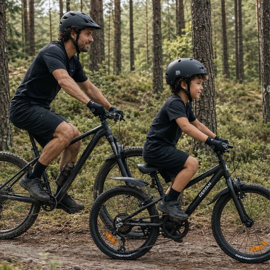 Deryan Kinder Mountainbike 20 Inch - Verstelbaar - Zwart van Deryan — afbeelding 2