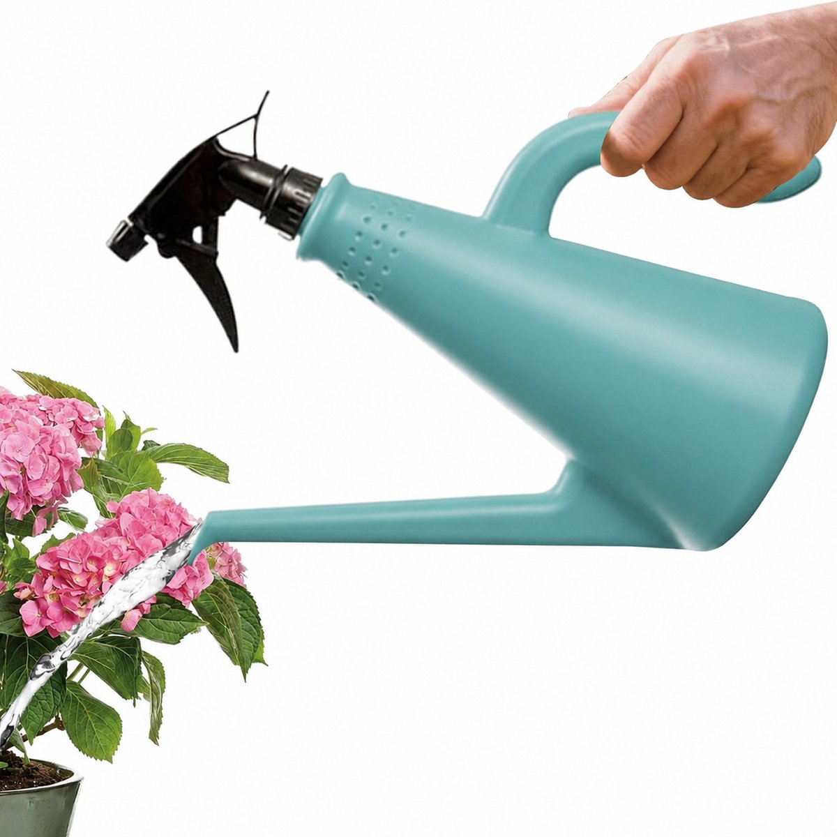 Ulisem - Gieter voor Kamerplanten - Plantenspuit - Handgieter met Sproeifunctie - Gieter voor Binnen en Buiten - Voor Planten Bloemen Bonsai Tuin en Balkon - blauw
