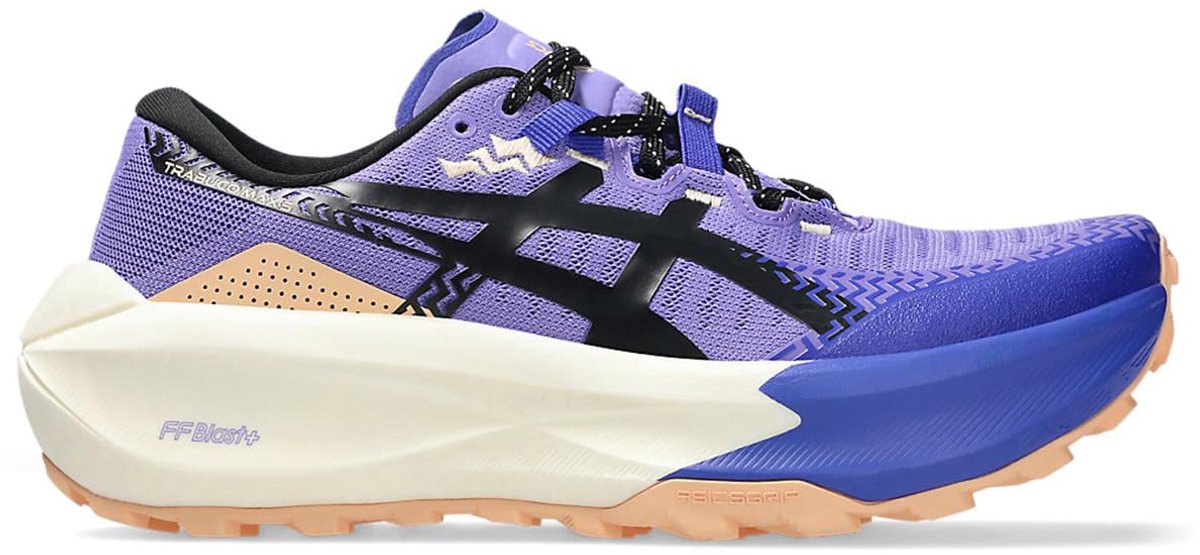 ASICS Trabuco Max 5 Hardloopschoen Amethyst/ Dames 38 Zwart