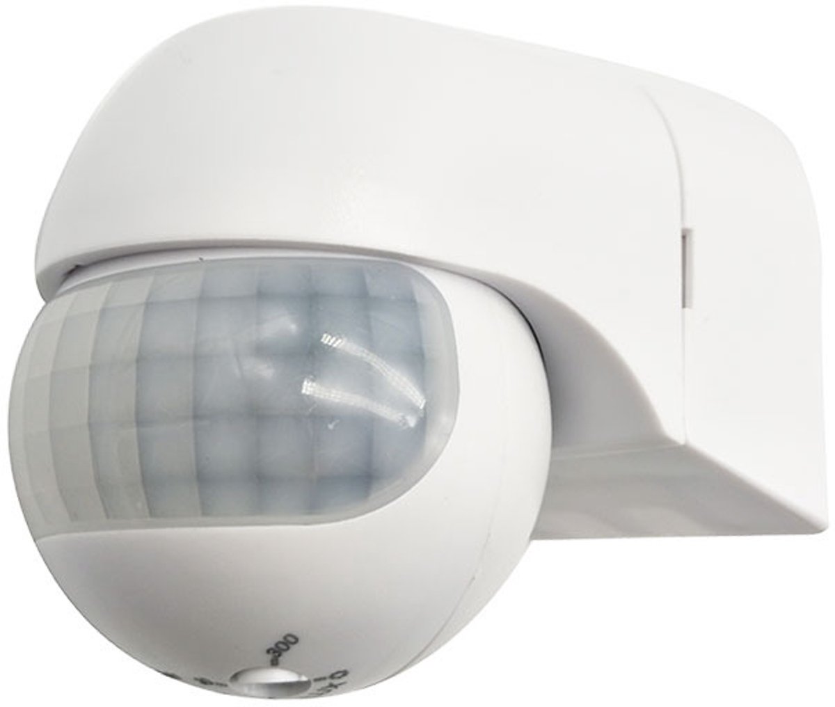 Bewegingsmelder Opbouw Buiten IP45 | Wandmontage 180° 12m Detectiebereik, Regelbare Draaibare Infrarood Sensor, LED geschikt