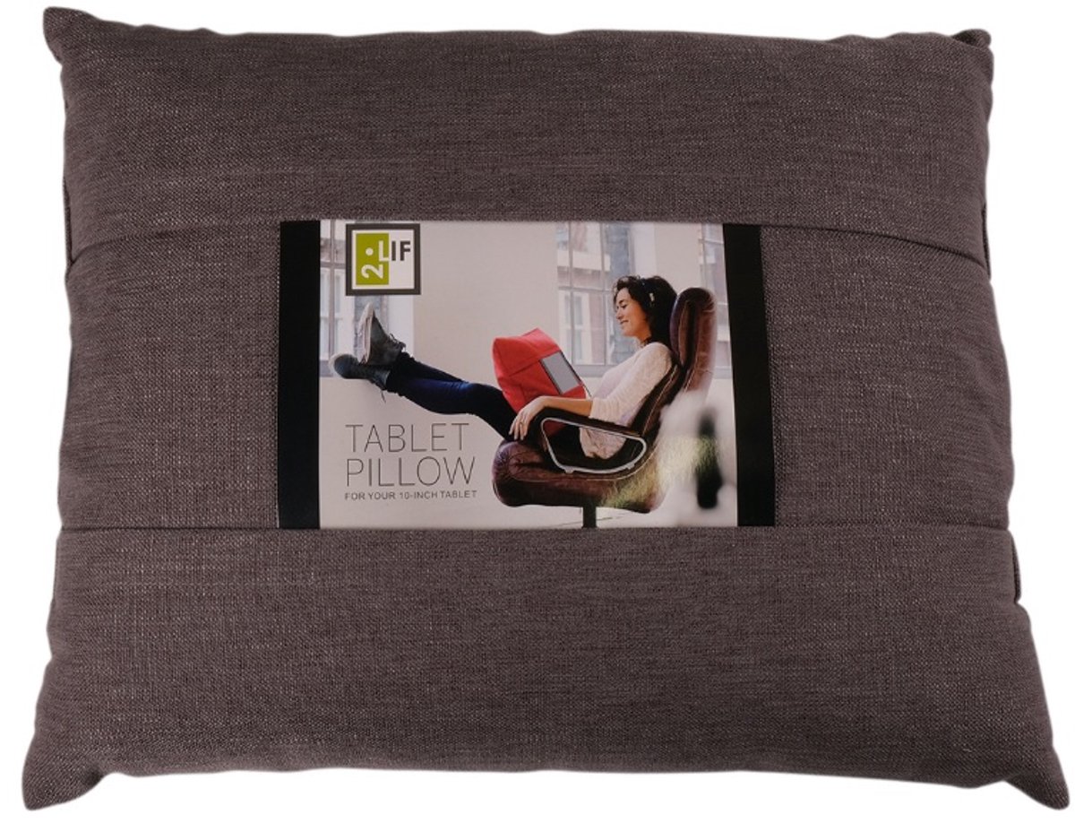 Linen & More Tablet Kussen Cynthia Licht Gr | 45 X 55 | Sierkussen Voor Woonkamer Of Slaapkamer