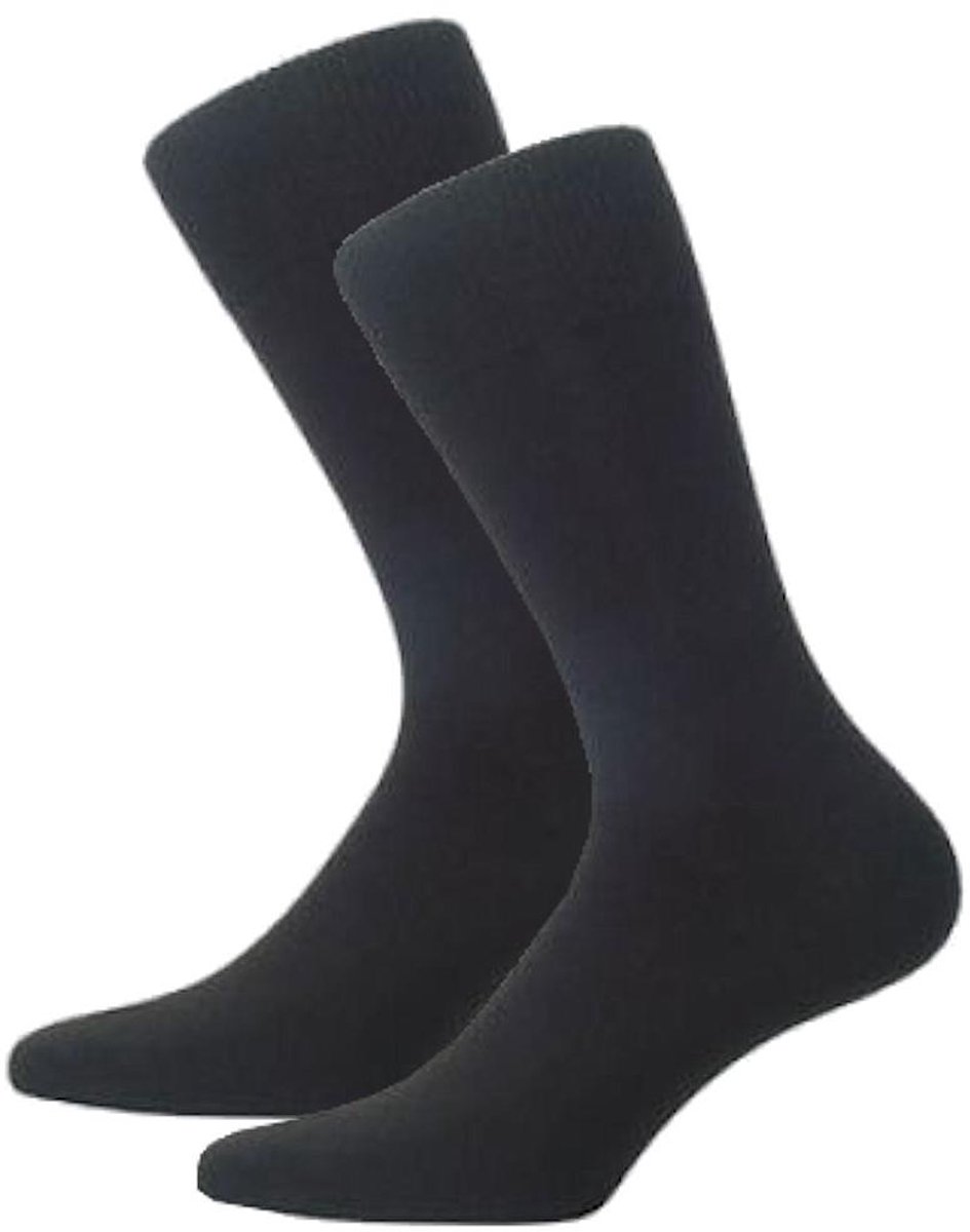 Topsocks Classic Cotton herensokken zwart maat 51-53