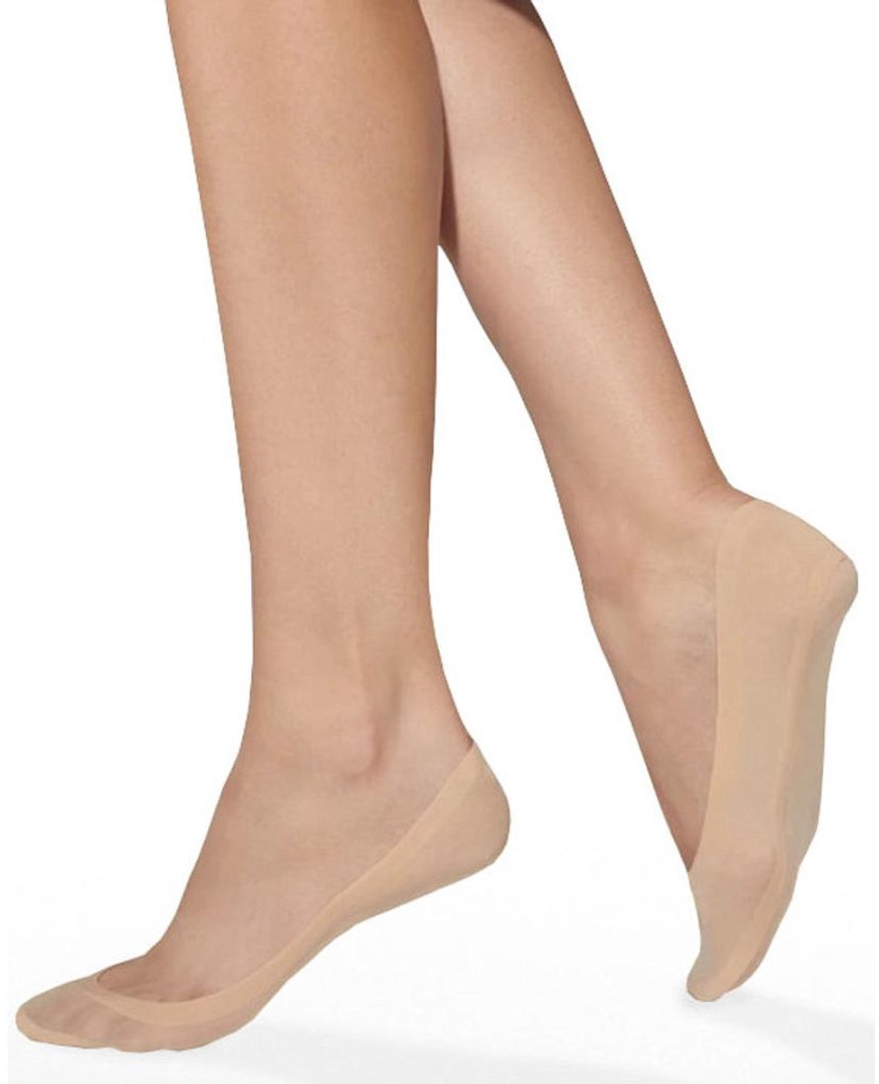 Topsocks ice silk footies platte naden 2-pack