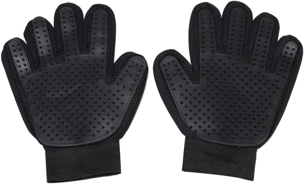Honden- en kattenmassagehandschoenen van silicone voor een effectieve vachtverzorging en badervaring - 2 stuks