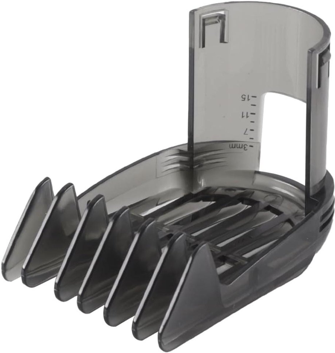 Opzetkam Haar Trimmer - Precisie Kam - Haar Styler - Verstelbare Lengte - 3-15 mm - Translucent