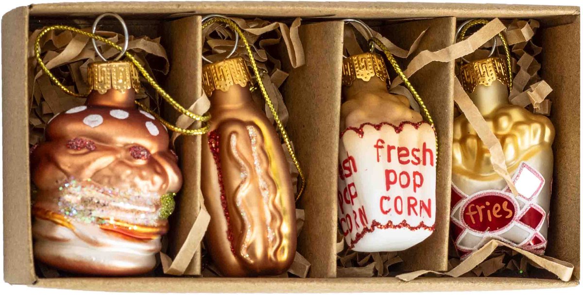 HomeBound by KY | Kerstbal set van 4 stuks | setje kerstballen