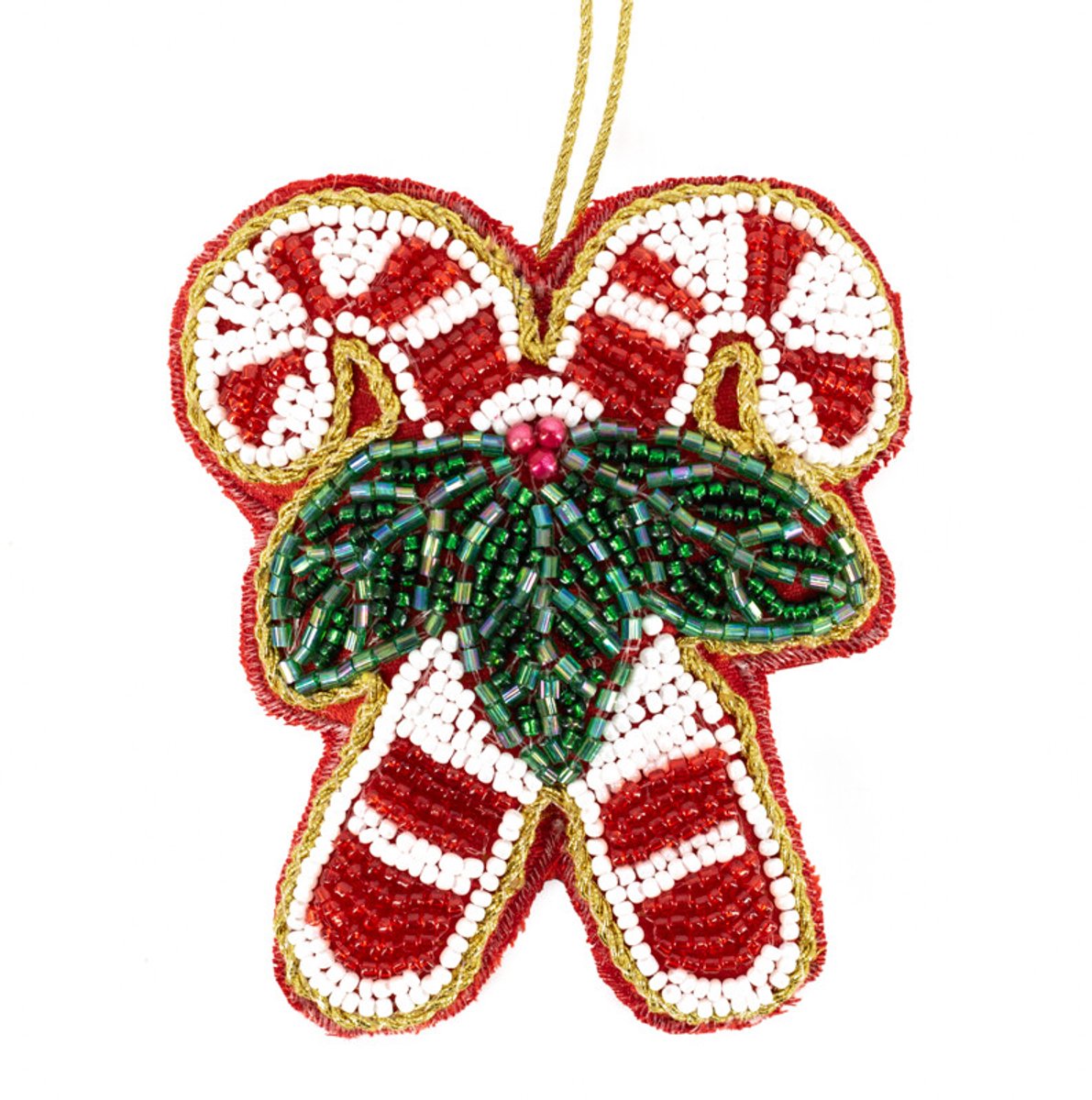 Hanger met kralen Candy Cane