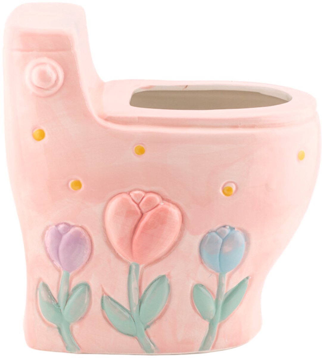 Aardewerk vaas Floral flush