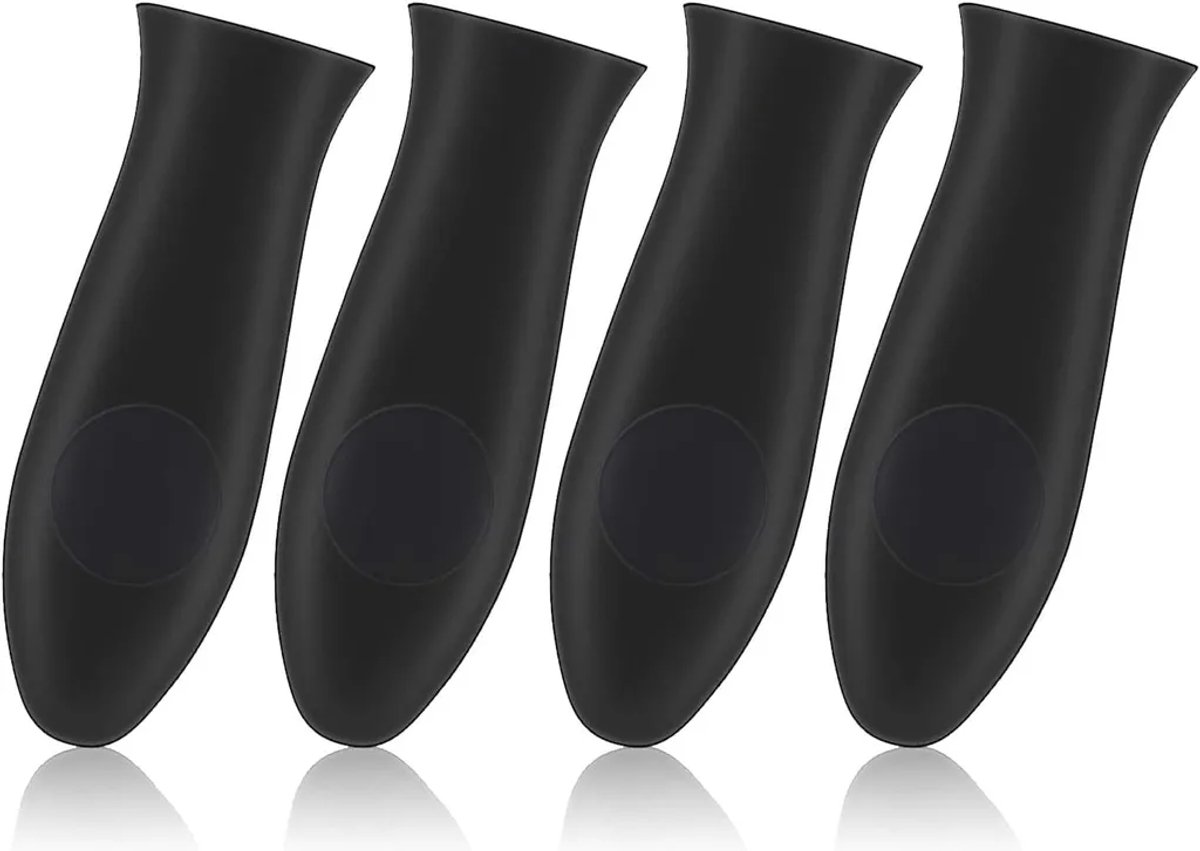 Siliconen hoes – antislip handgreep – wok/gietijzeren pan – warmte-isolatie