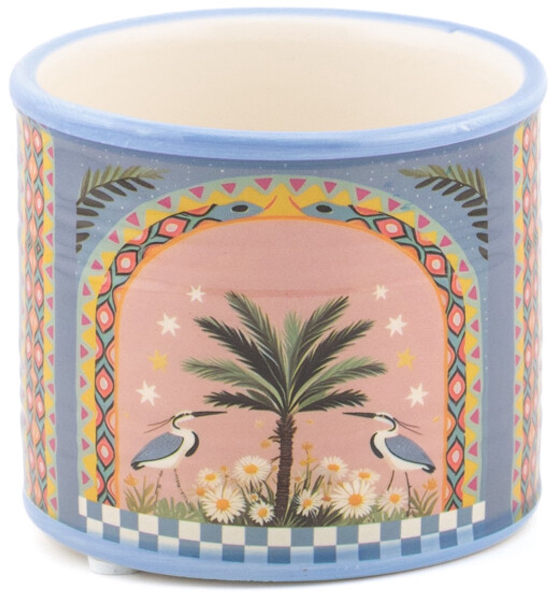 Aardewerk bakje Palm bird