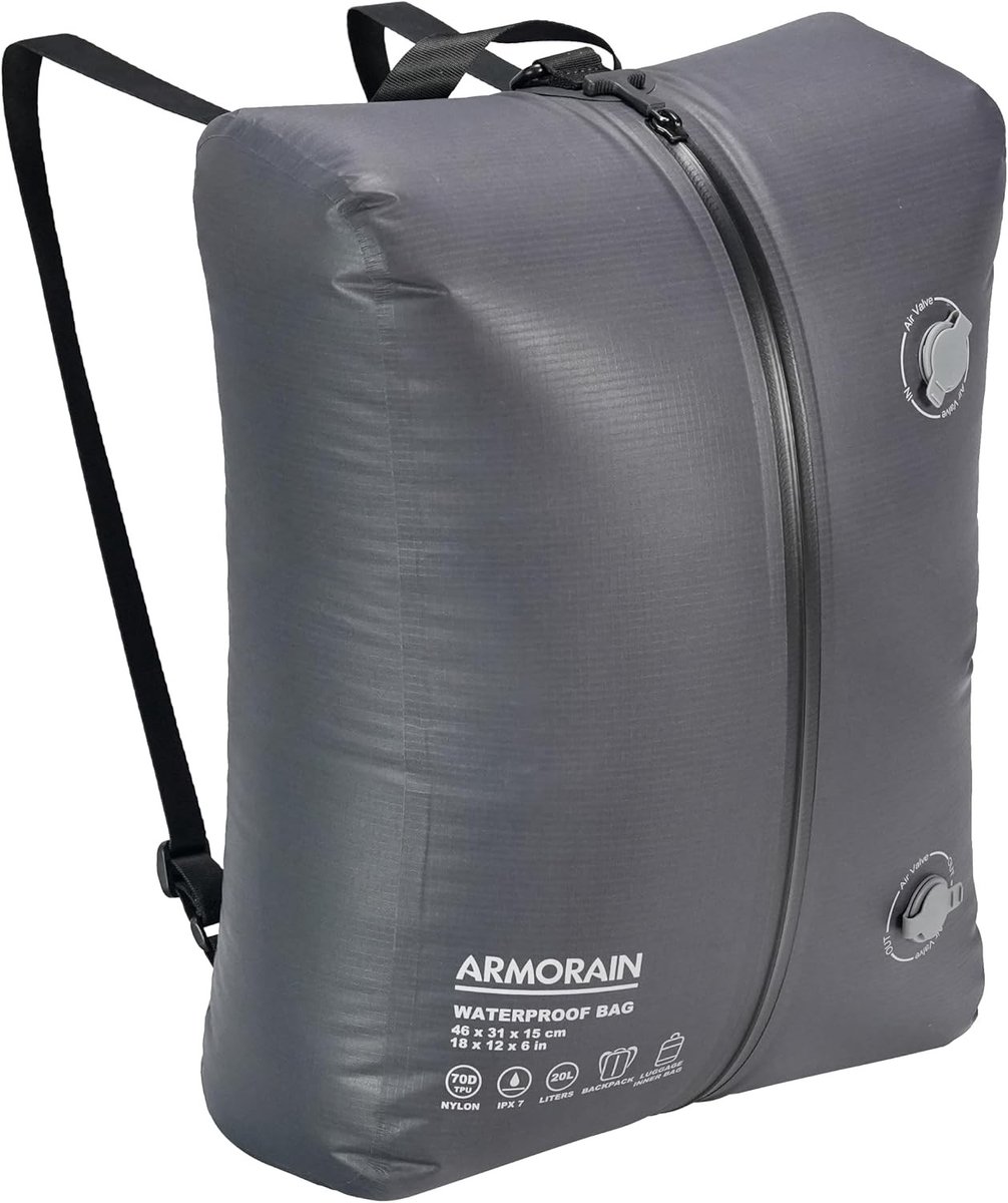 Vacuümzakken voor Reizen - Waterdicht - 20 L - Herbruikbare Compressiezak voor Kleding - Voor Rugzakken en Koffers