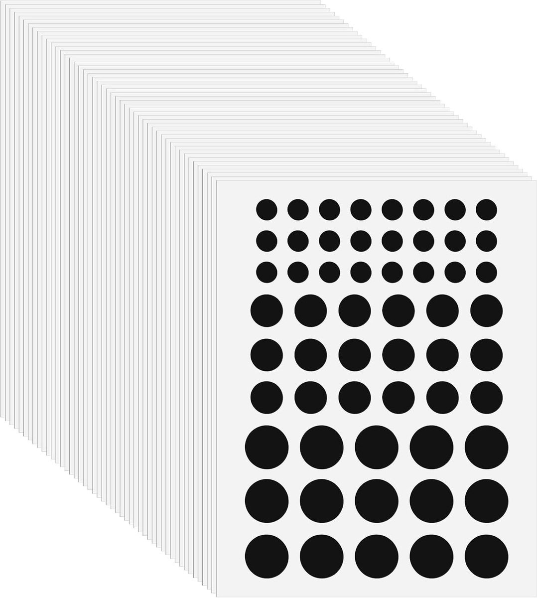 Camerabeschermingsstickers - Zwart - 11,3 x 9,2 cm - Vinylset met 114 Stuks - Voor Telefoons en Laptops