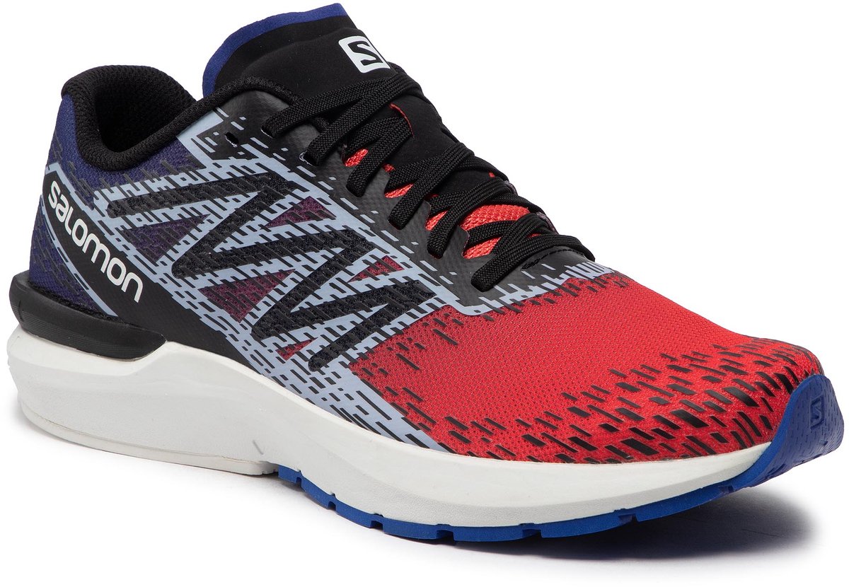 Salomon Sonic 5 Balance - Hardloopschoen - Klaproos/Clematis/zwart - 46 2/3