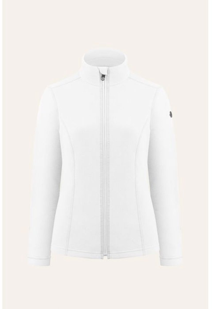 Poivre Blanc Ruby Micro Fleece Fleecevest met rits Wit