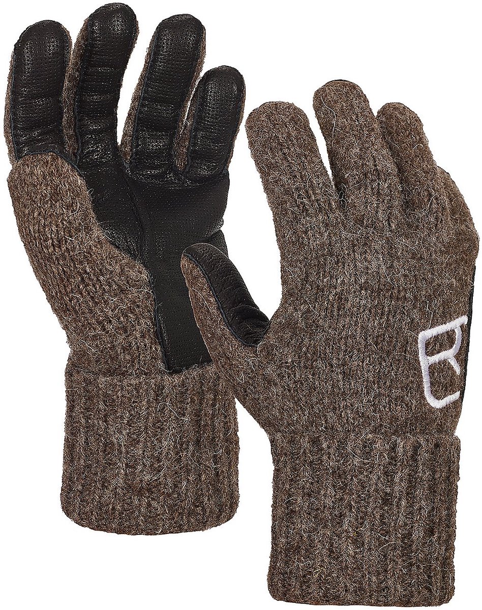 ORTOVOX Sw Classic Glove Leather - Handschoenen - Zwart/Schaap - M