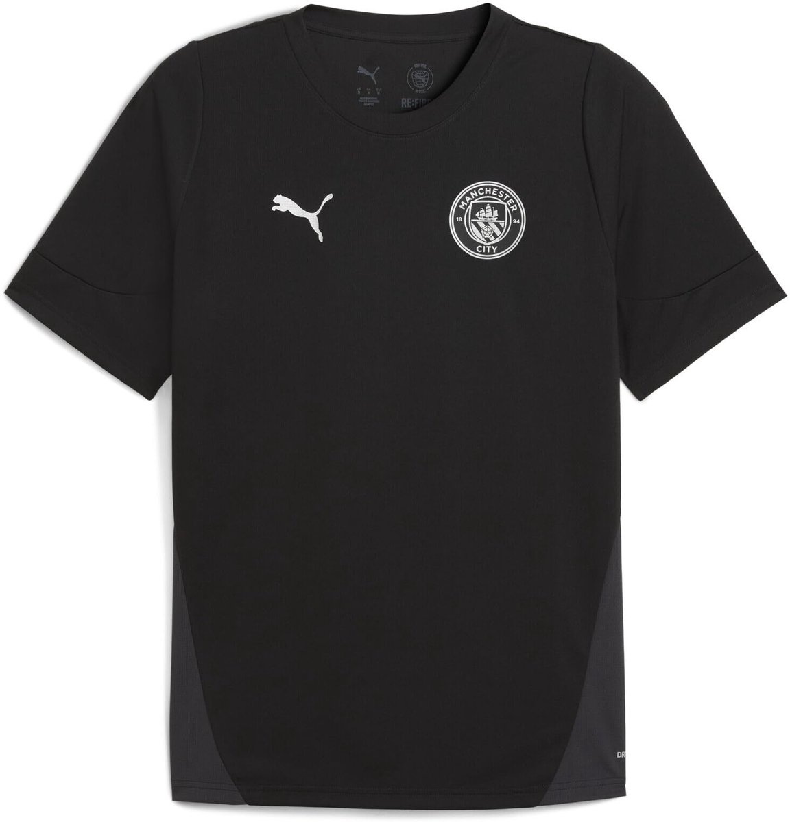 Manchester City Maillot d’Entraînement 2025-2026 Noir Blanc Zwart