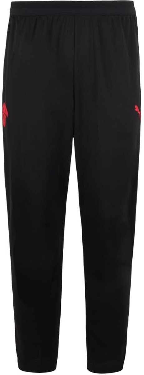 Ac milan trainingsbroek in de kleur zwart.