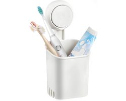 ilikable Tandenborstelhouder Muurbevestigde Badkamer Douche Tandenborstelhouder Boorvrije Waterdicht Hangende - ShopVlot