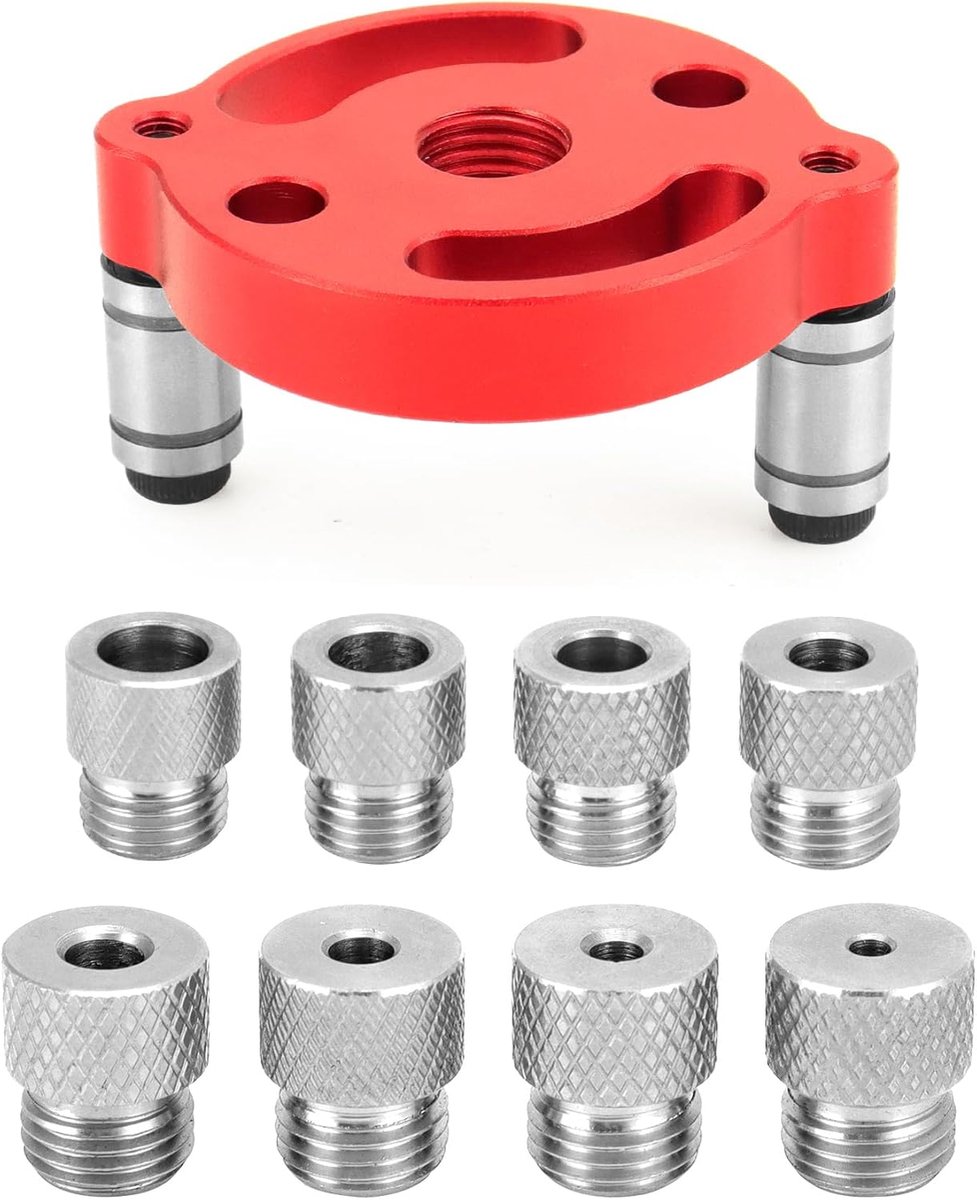 houtbewerkingscentrumzoekerset, boorgeleiderzoeker met 3/4/5/6/7/8/9/10mm boorbussen