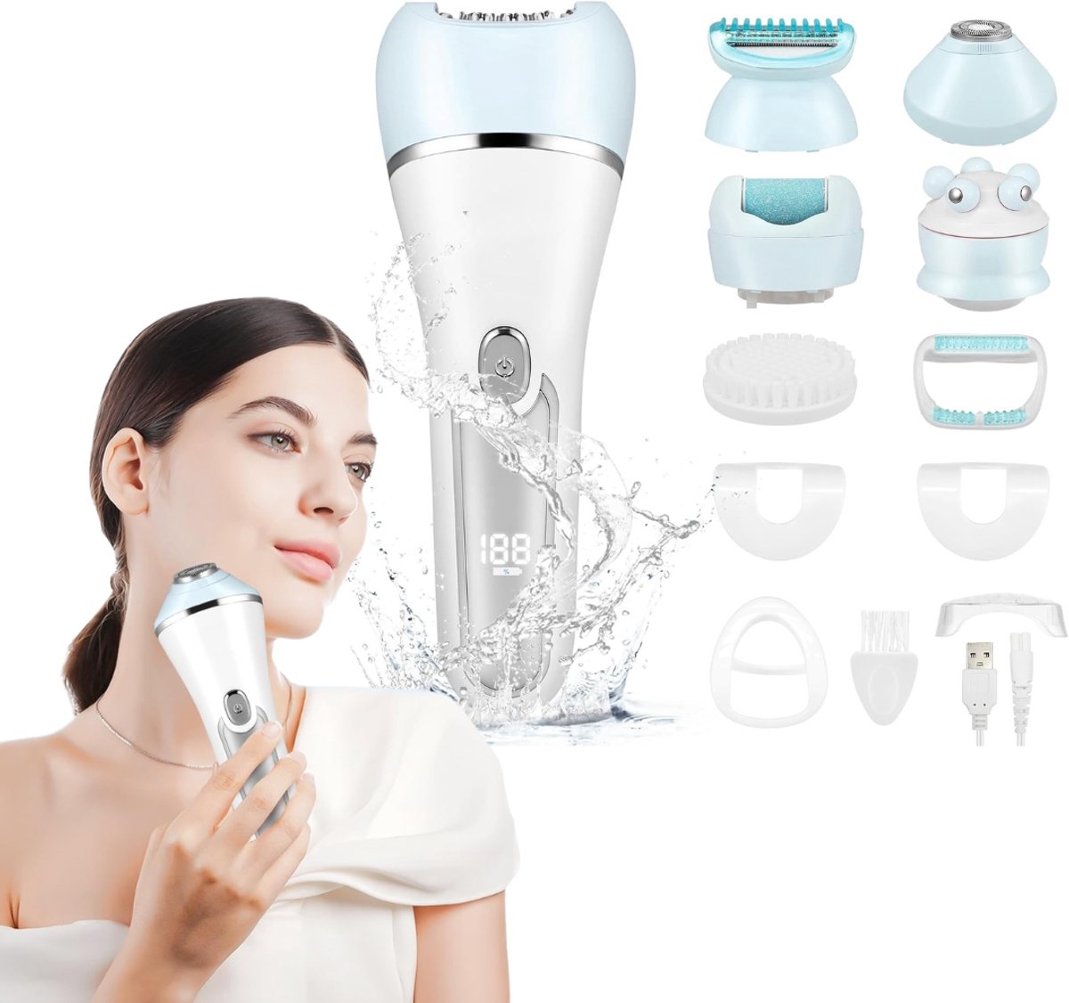 CRLYN® Epilator - Gezichtsepilator Vrouw - Epilator Gezicht
