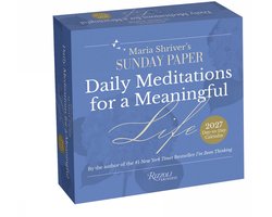 Maria Shriver’s The Sunday Paper: Daily Meditations for a Meaningful Life 2027 Day-to-Day Calendar