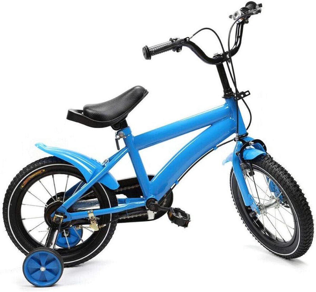 Kinderfiets Loopfiets Leren fietsen Frame van koolstofstaal 14 inch Wit Rood Blauw Geel