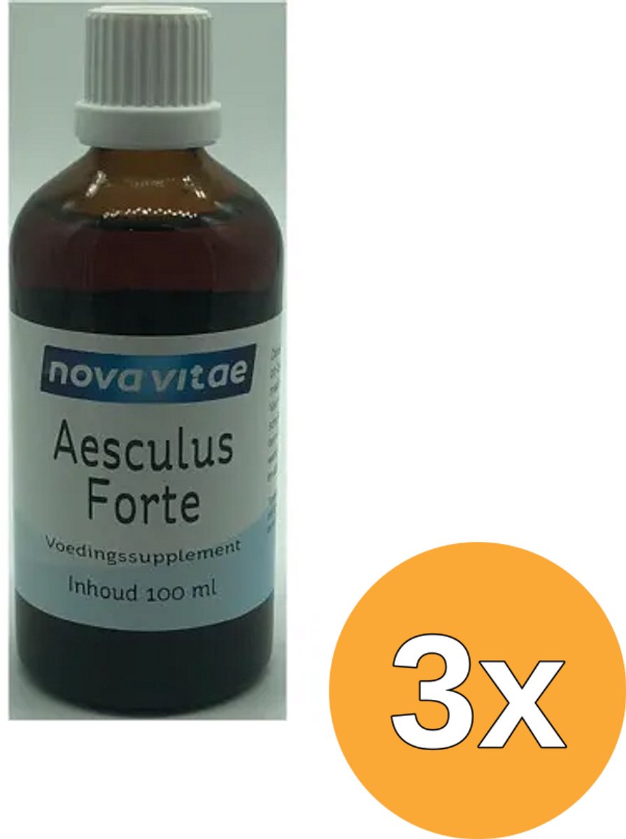 3x Nova Vitae Aesculus forte (100 ml)