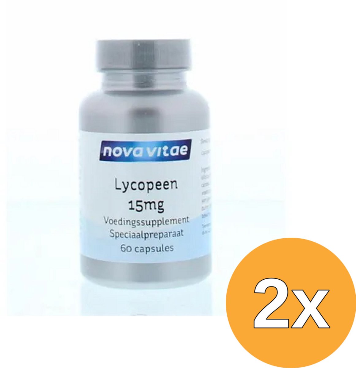 2x Nova Vitae Lycopeen 15Mg (60 capsules)