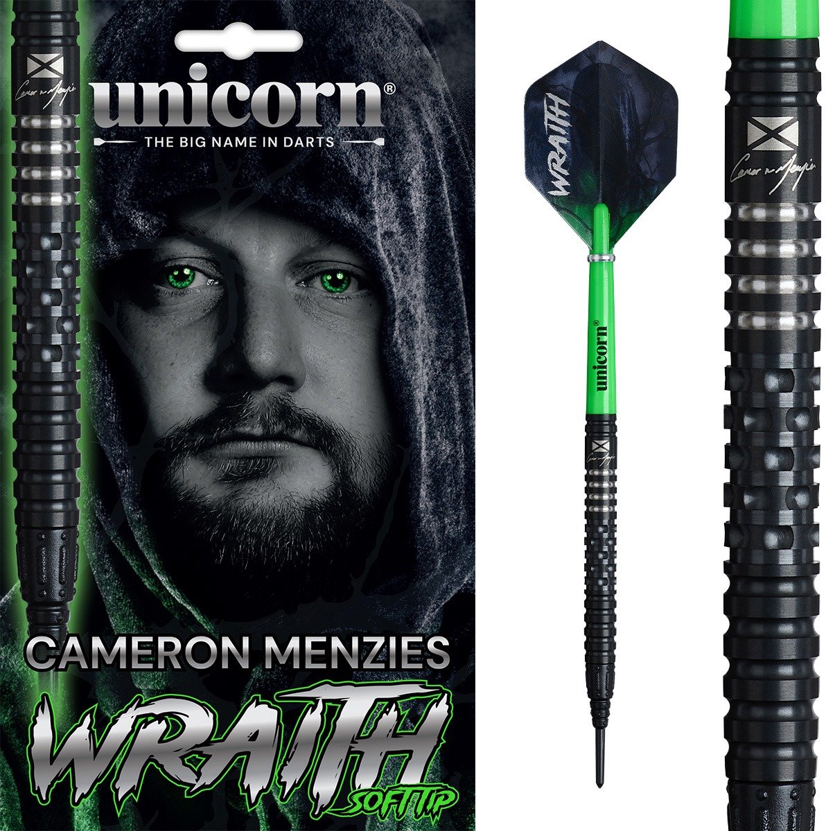 Unicorn Wraith Cameron Menzies 90% - Soft Tip Darts