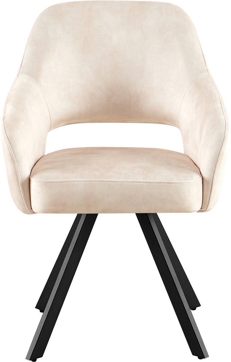 Benoa Eetkamerstoel Emilie Adore 10 Oyster - eetkamerstoelen set van 2 Naturel