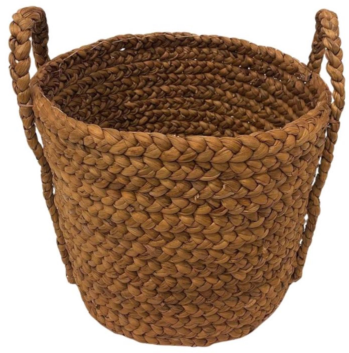 Mand gemaakt van jute Big natural basket (L)