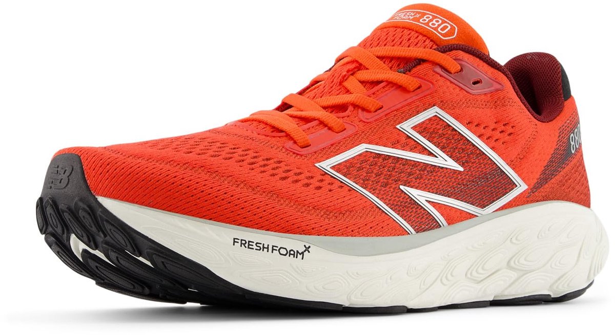 New Balance 880 V14 Heren Hardloopschoenen Neo Flame Mercury Sea Salt Rood