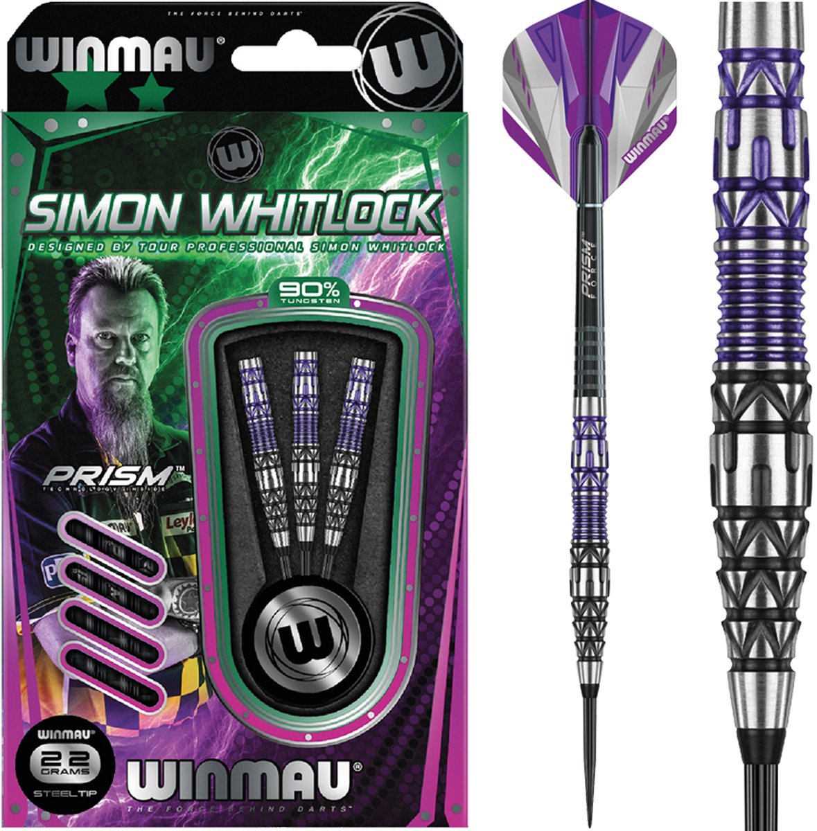 Winmau Simon Whitlock 90% Special Edition - Dartpijlen