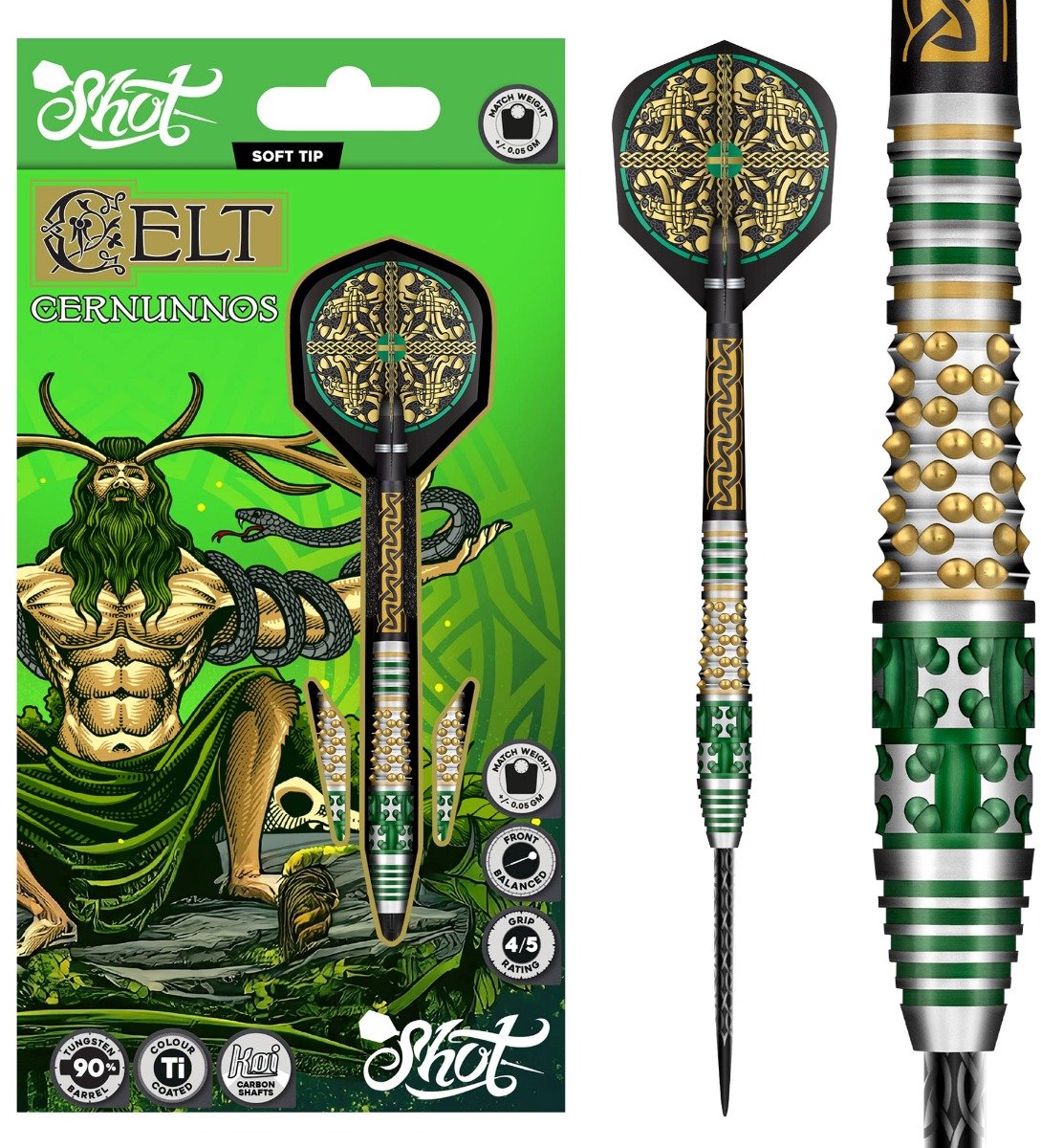 Shot Celt Cernunnos 90% - Dartpijlen